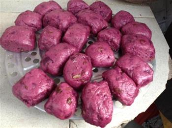 紫薯馒头的做法步骤6