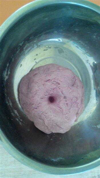 紫薯玫瑰馒头-简单健康美丽的馒头的做法图解4