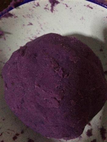 酸奶紫薯球的做法步骤2