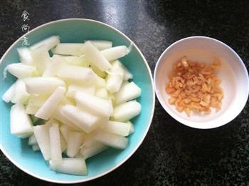 海米冬瓜-减肥瘦身实用菜谱的做法步骤2