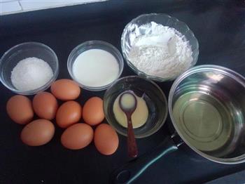 炼奶棉花蛋糕的做法步骤1