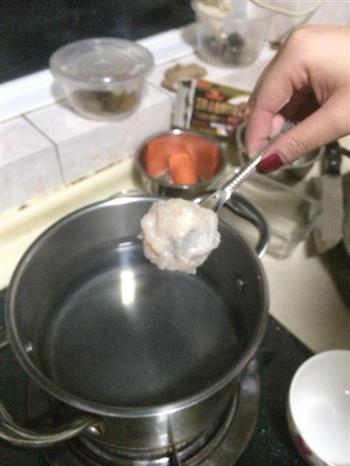 虾仁紫薯包心咖喱鱼丸的做法步骤11