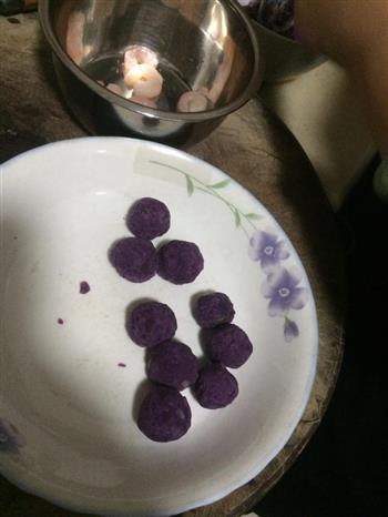 虾仁紫薯包心咖喱鱼丸的做法步骤9