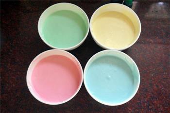 彩虹酸奶慕斯蛋糕的做法步骤12