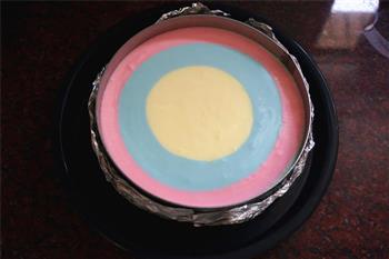 彩虹酸奶慕斯蛋糕的做法步骤13