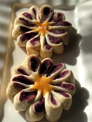 幸福像花儿一样-紫薯菊花酥的做法步骤11