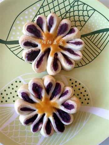 幸福像花儿一样-紫薯菊花酥的做法步骤15