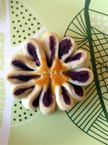 幸福像花儿一样-紫薯菊花酥的做法图解16