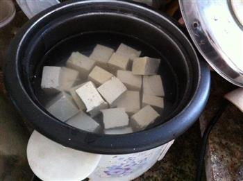 豆腐青菜汤的做法步骤2