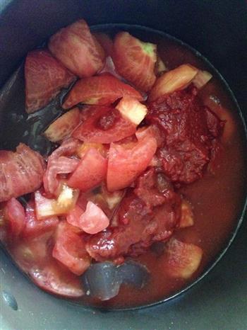 简单高压锅版西红柿炖牛腩的做法步骤4