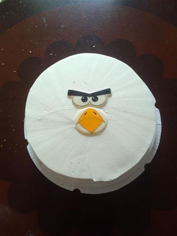 愤怒的小鸟生日蛋糕的做法图解14