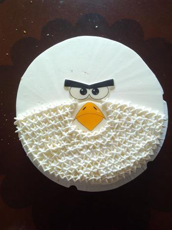 愤怒的小鸟生日蛋糕的做法步骤16