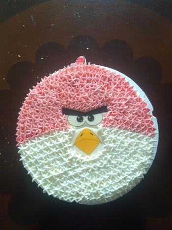 愤怒的小鸟生日蛋糕的做法图解19