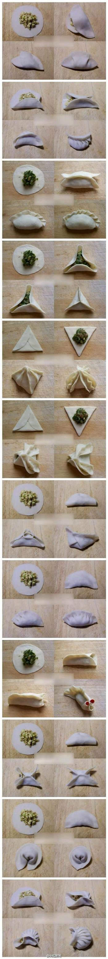 白菜香菇素饺子的做法图解8