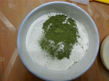椰蓉抹茶土豆泥糯米糍的做法步骤1