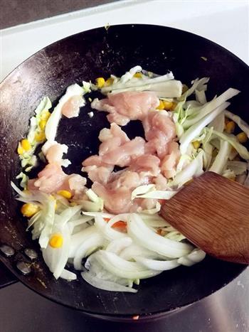 绿咖喱鸡肉卷的做法步骤17