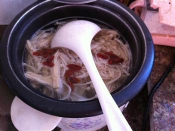金针豆腐汤的做法步骤4