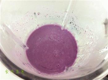 桂花紫薯牛奶羹的做法步骤7