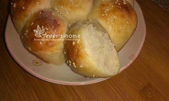 6寸莲蓉花型面包的做法步骤8