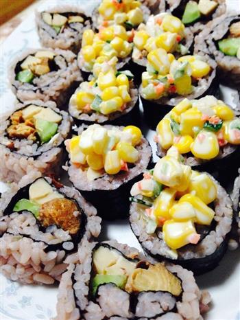 玉米鲭鱼寿司的做法图解4