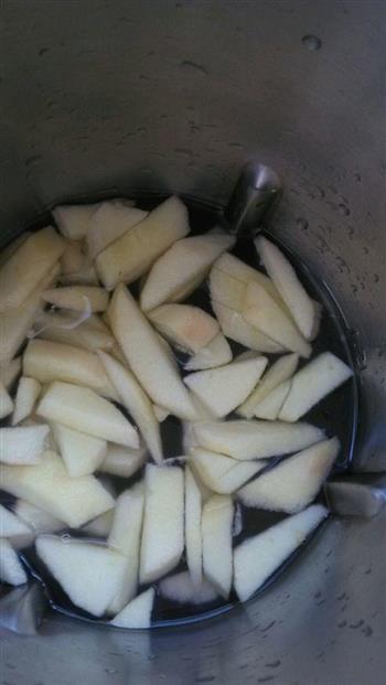 宝宝食谱-紫薯苹果米糊的做法步骤4