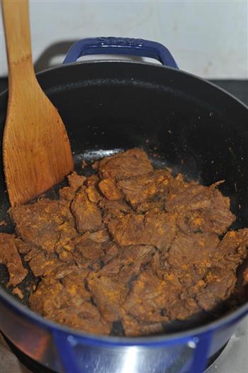 咖喱牛肉干的做法步骤5