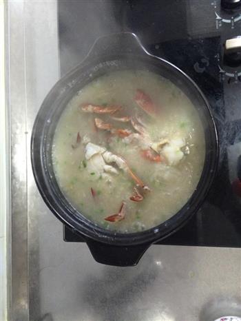 生滚螃蟹粥的做法步骤4