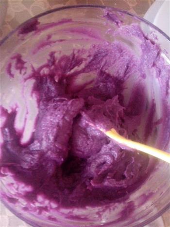 奶香紫薯面包的做法步骤5