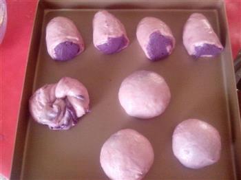 奶香紫薯面包的做法步骤8