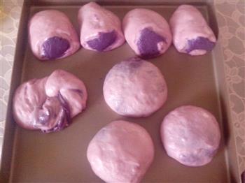 奶香紫薯面包的做法步骤9
