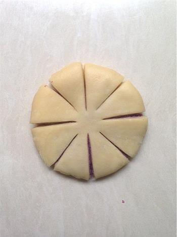 紫薯菊花酥的做法步骤18
