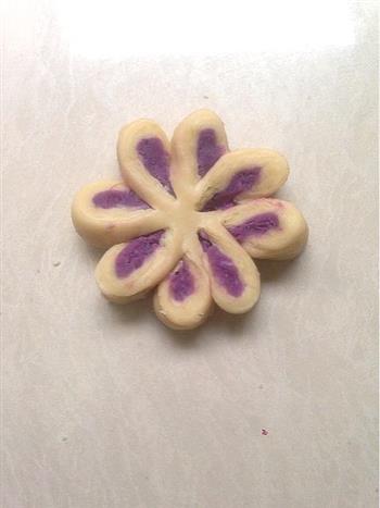紫薯菊花酥的做法步骤19