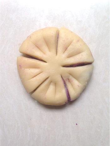 紫薯菊花酥的做法步骤20