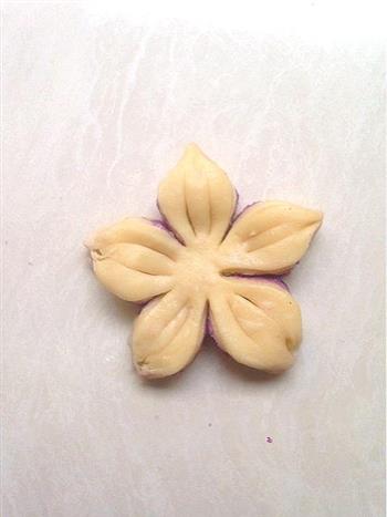 紫薯菊花酥的做法步骤22