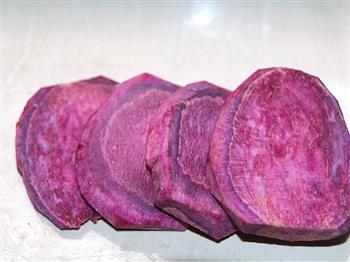 紫薯菊花酥的做法步骤4