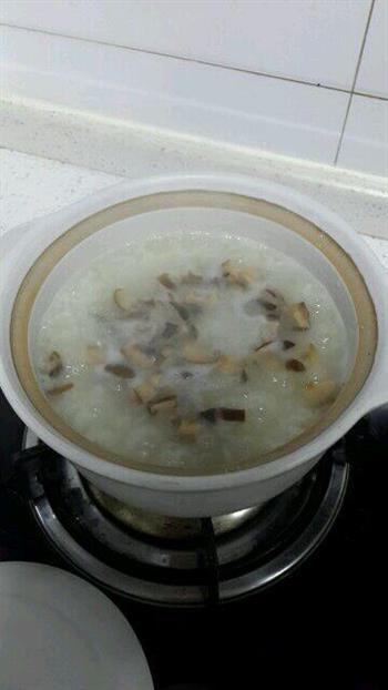 香菇青菜牛肉粥的做法步骤2