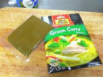 绿咖喱土豆鸡块的做法步骤3