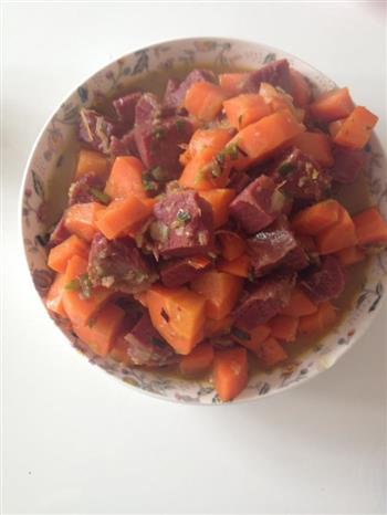 红萝卜炖牛肉的做法步骤1