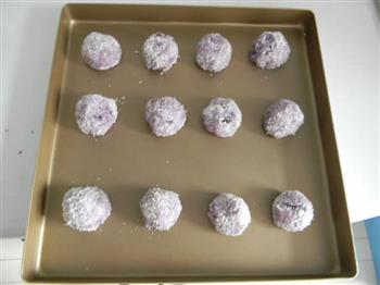 紫薯蛋白椰丝球的做法图解8