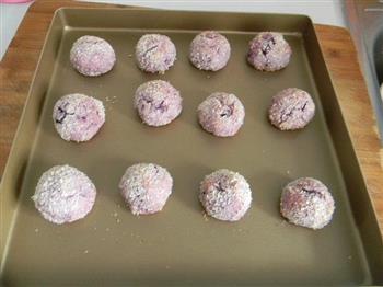 紫薯蛋白椰丝球的做法图解9