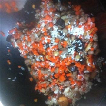 胡萝卜肉丁咸饭高压锅版的做法步骤16