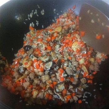 胡萝卜肉丁咸饭高压锅版的做法步骤17