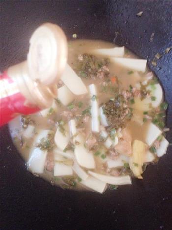 肉末酸菜汤粉利的做法步骤12