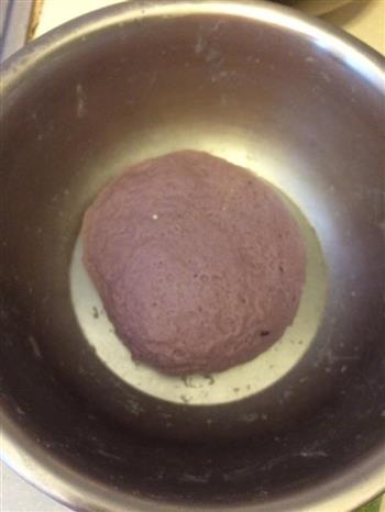 紫薯奶香面包的做法步骤3