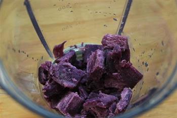 紫薯牛奶燕麦糊的做法步骤5