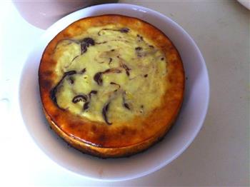 低卡版热烤式香蕉大理石重乳酪蛋糕的做法步骤4