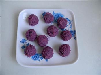 沙拉紫薯酥的做法步骤2
