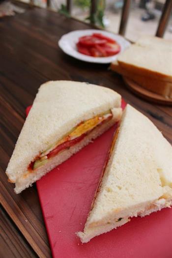 营养早餐三明治的做法步骤9
