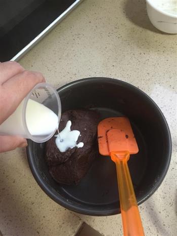 巧克力棉花蛋糕的做法步骤2