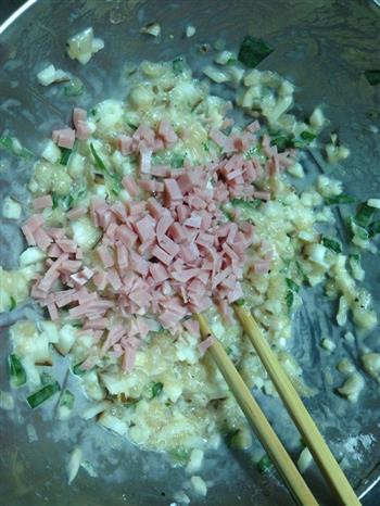 鸡茸火腿酿香菇的做法步骤4